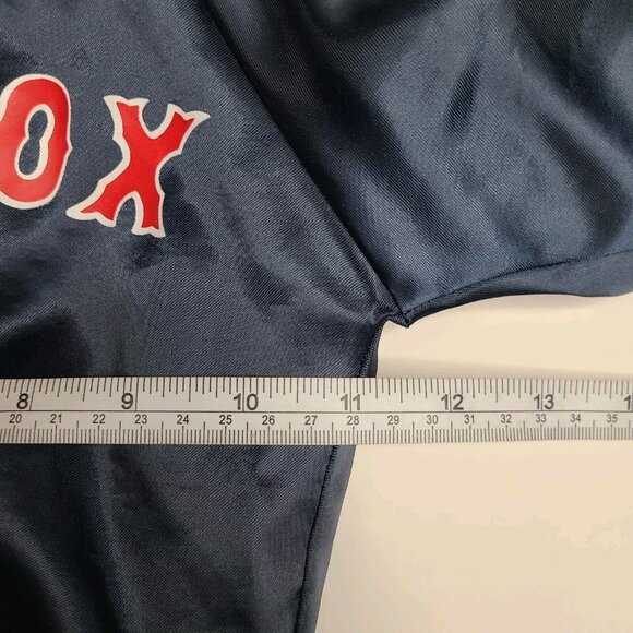 Vintage Boston Red Sox Chalk Line Blue Satin Jacket Infant 18 Months MLB Baby - Picture 5 of 6